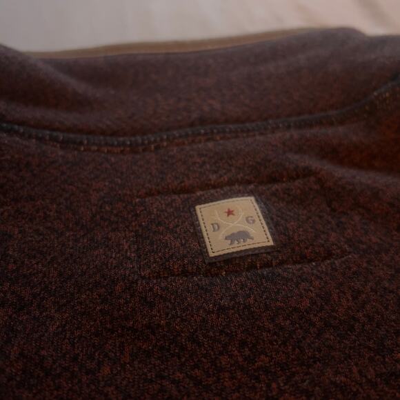 Dakota Grizzly Sweater Mens XXL Gray Red Long Sleeve Pullover 1/4 Zip - Picture 6 of 7
